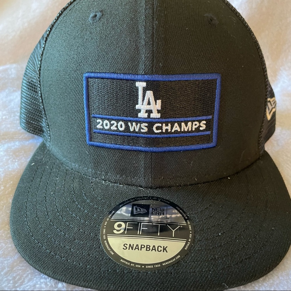 9Fifty New Era Dodger 2020 World Series snap back baseball cap
